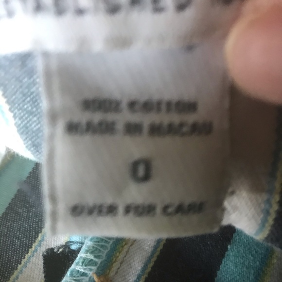 Abercrombie & Fitch - Lady denim striped skirt, Size: 0 - Picture 7 of 8